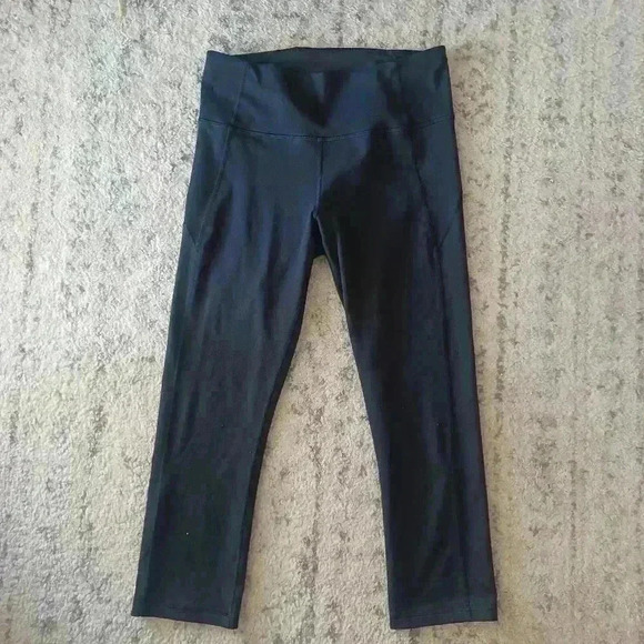 Under Armour Womens Black Compression Ankle Length Leggings L - Picture 2 of 8